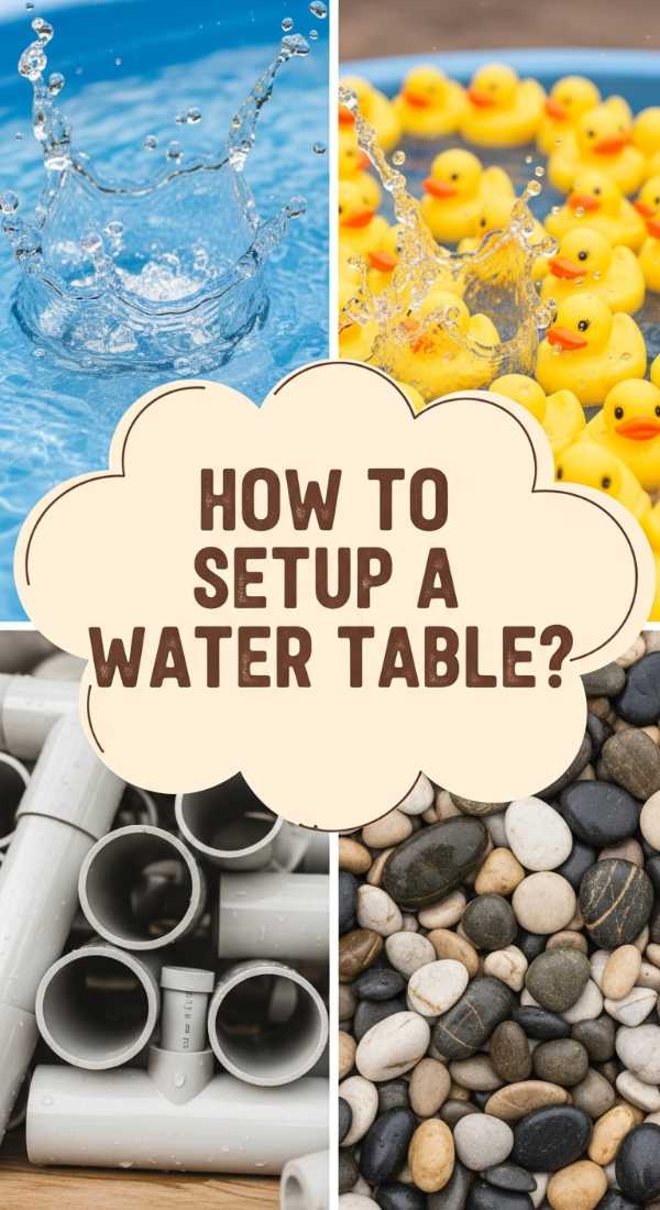 How To Setup A Sensory Water Table For Cool Afternoon Refreshment 69f874fb27557