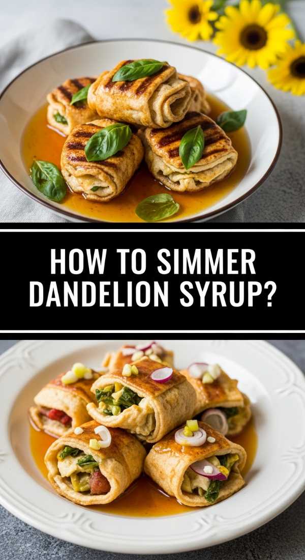 How To Simmer Dandelion Syrup 69f44fa24e1a9