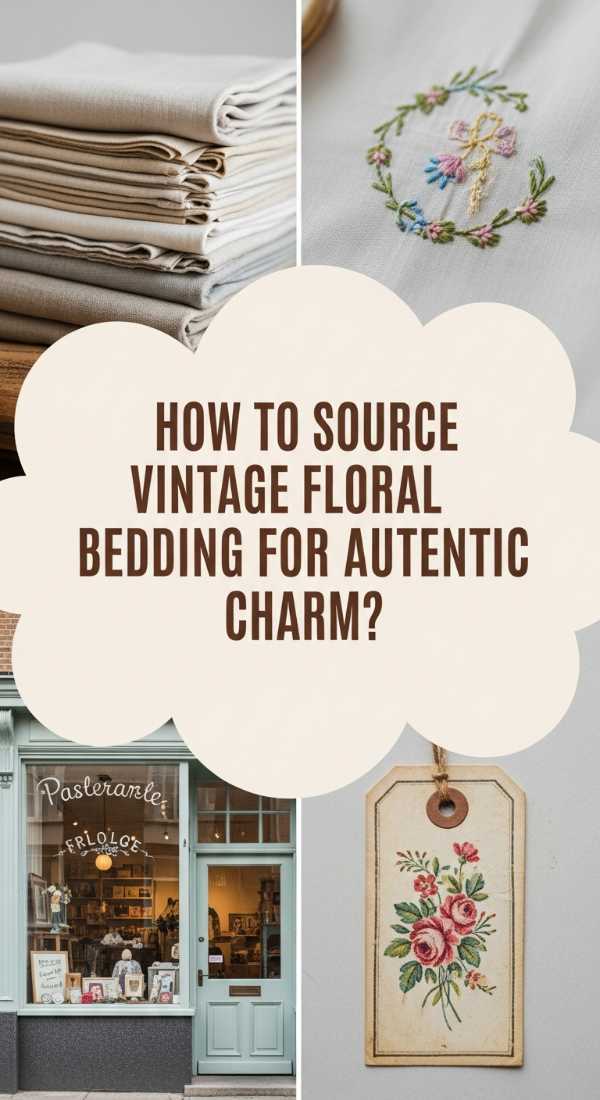 How To Source Vintage Floral Bedding For Authentic Charm 69f487b698793