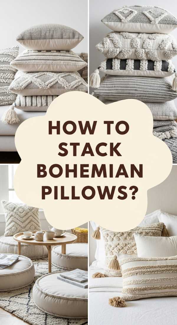 How To Stack Bohemian Pillows For Maximum Comfort 6a08306f0329d