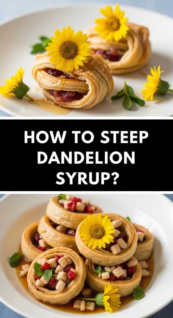 How To Steep Dandelion Syrup 69f44fa0d2a1a