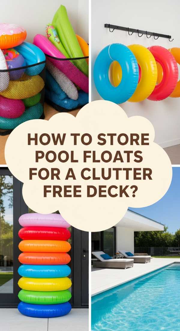 How To Store Pool Floats For A Clutter Free Deck 6a006ff42ceff