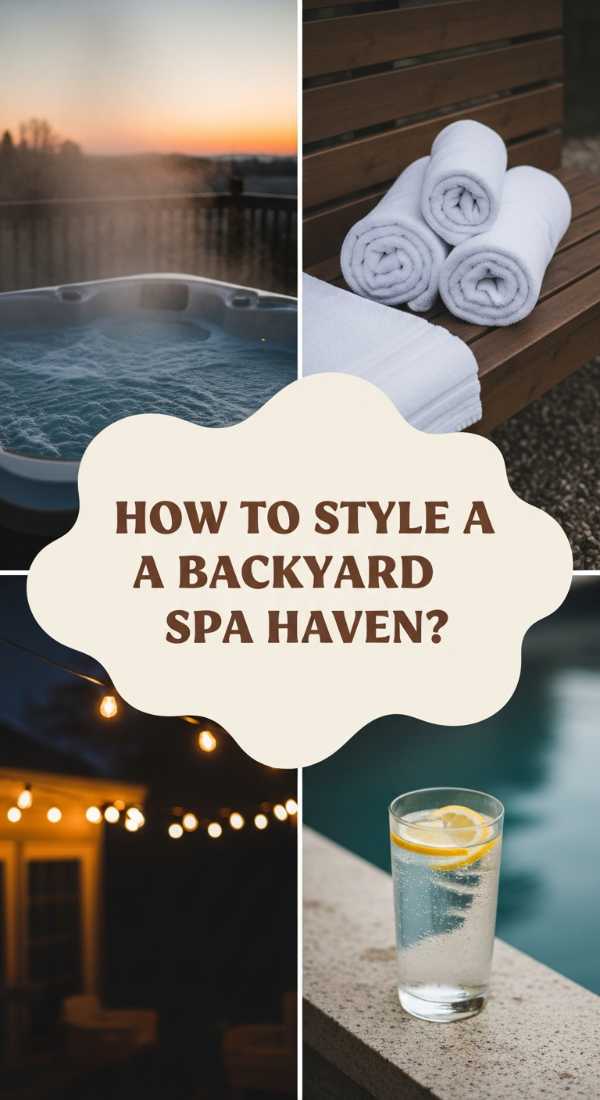 How To Style A Backyard Spa Haven For Ultimate Evening Relaxation 69f874f6cafa5