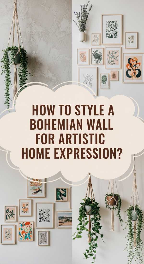 How To Style A Bohemian Wall For Artistic Home Expression 6a081cc7273b4