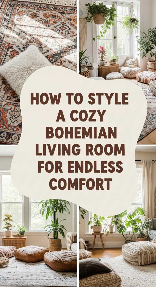 How To Style A Cozy Bohemian Living Room For Endless Comfort 6a08307554840