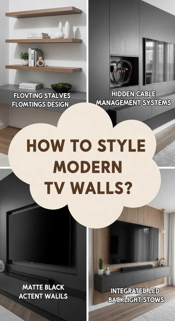 How To Style A Modern Tv Wall For A Minimalist Sanctuary 69fdbdeccdf3a