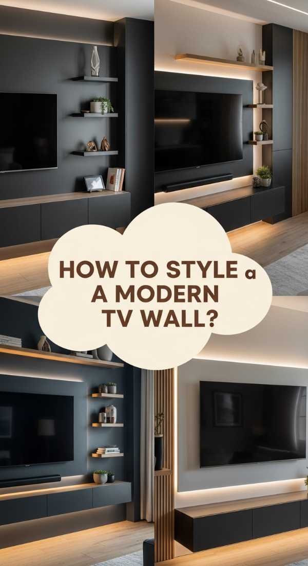 How To Style A Modern Tv Wall For A Sleek Entertainment Hub 69fb1b1285f09