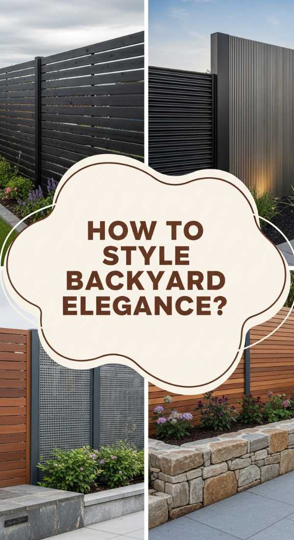 How To Style A Privacy Fence For Backyard Elegance 69fb1ce93fd0d