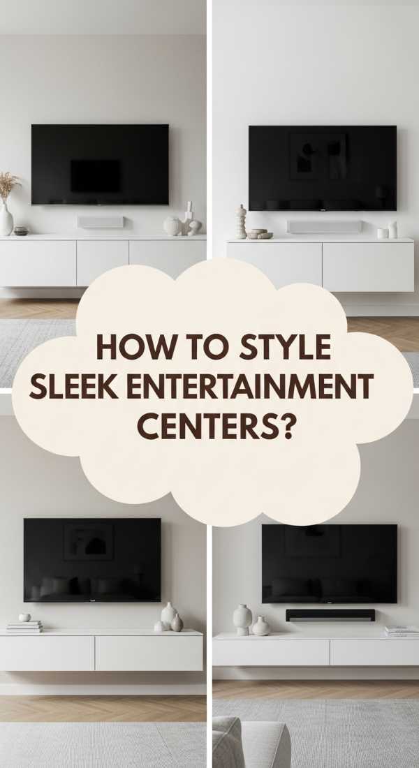How To Style A Sleek Entertainment Center For A Minimalist Home 69fb1b21da684