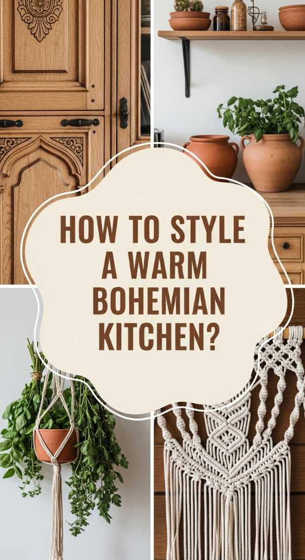 How To Style A Warm Bohemian Kitchen For Heartfelt Family Gatherings 6a08227af2cc2