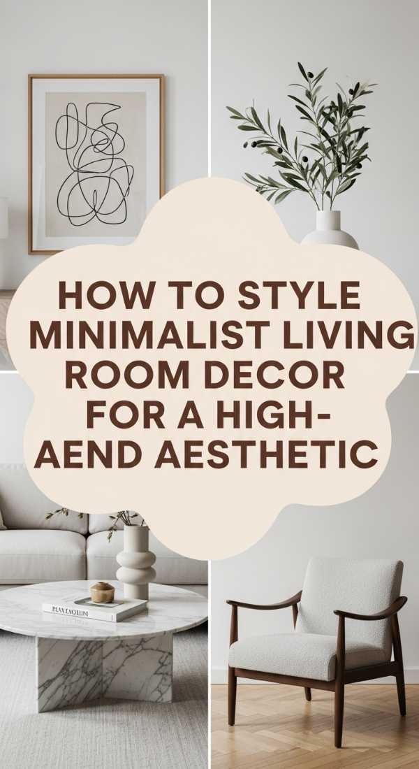 How To Style Minimalist Living Room Decor For A High End Aesthetic 6a0836f29ae2f