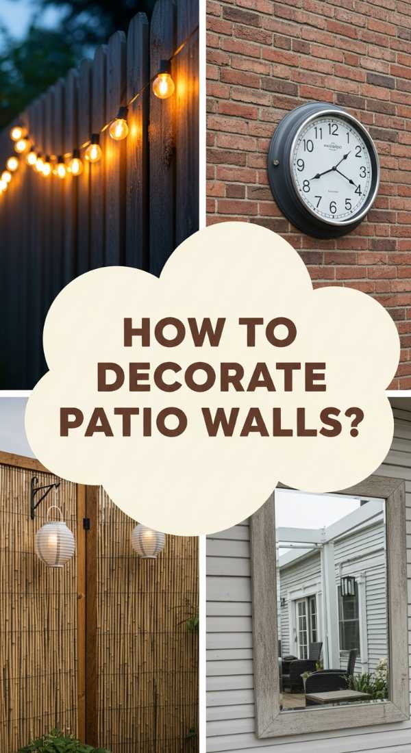 How To Style Patio Wall Decor Outdoor For The Ultimate Summer Sanctuary 69fdbde760299