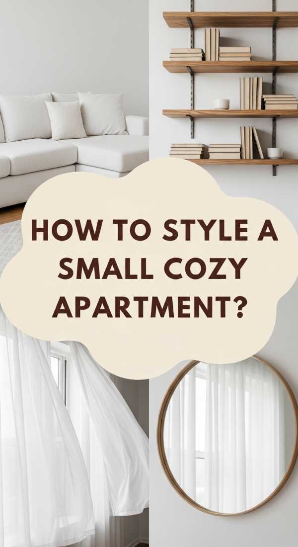 How To Style Small Living Room Apartment Aesthetic For Pure Comfort 6a0832976812c
