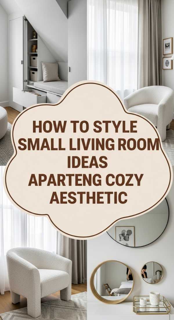 How To Style Small Living Room Ideas Apartment Cozy Aesthetic For Dreamy Vibes 6a0836dea3bd6