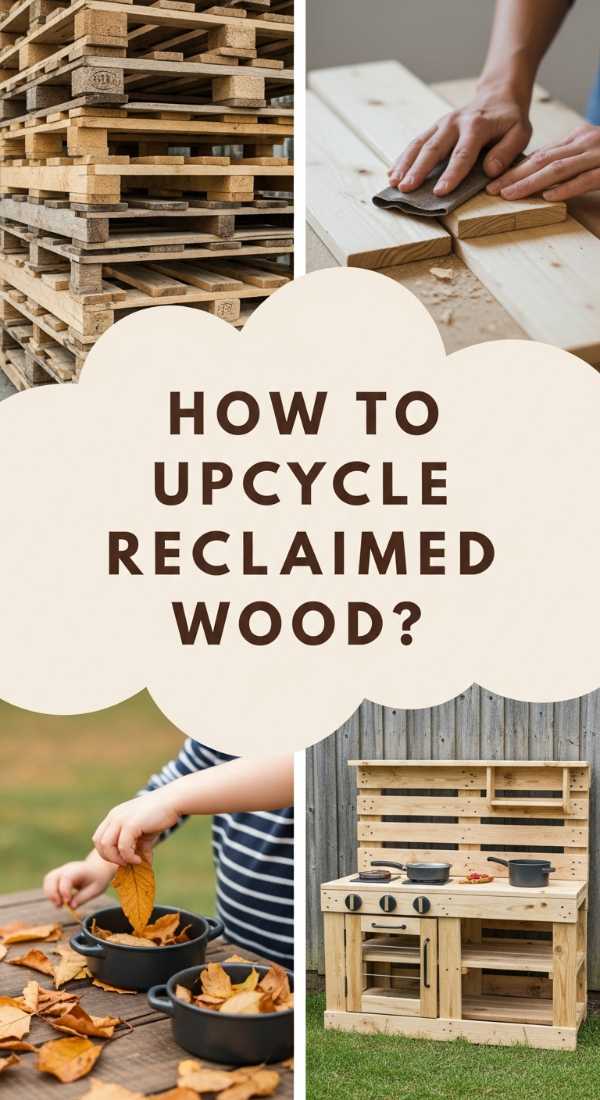 How To Upcycle Reclaimed Wood For An Eco Friendly Play Space 69f874ef04064