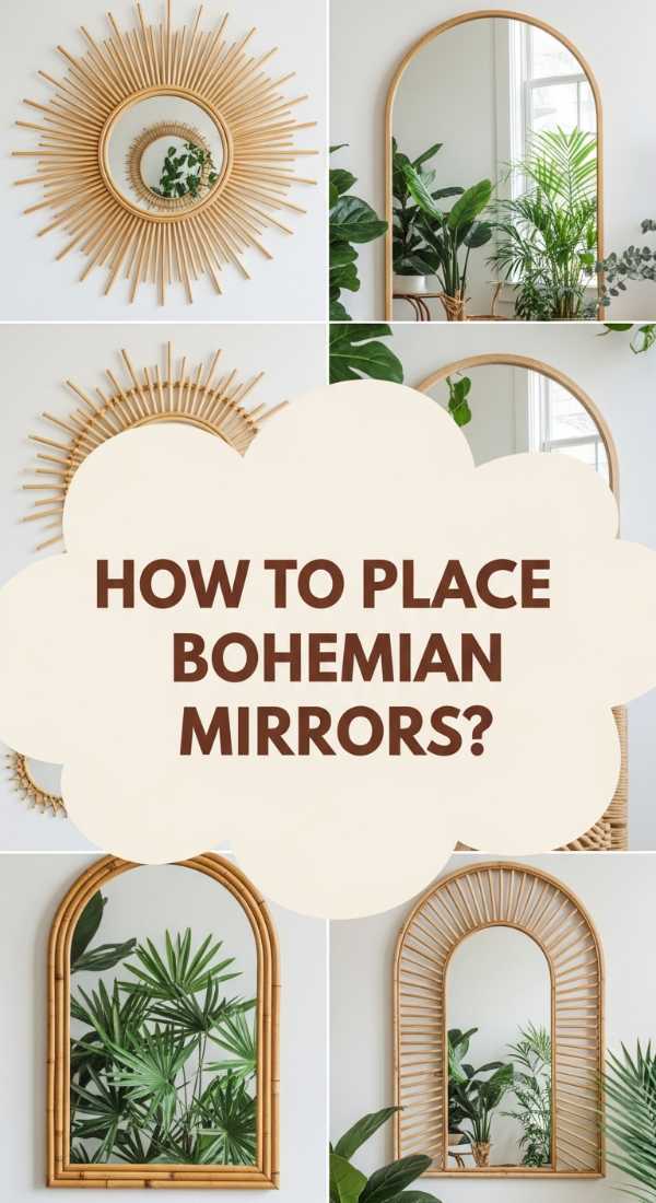 How To Use A Bohemian Mirror For A Brighter Space 6a08217940f4d