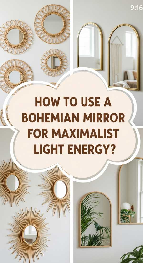 How To Use A Bohemian Mirror For Maximalist Light Energy 6a081cc577b1d