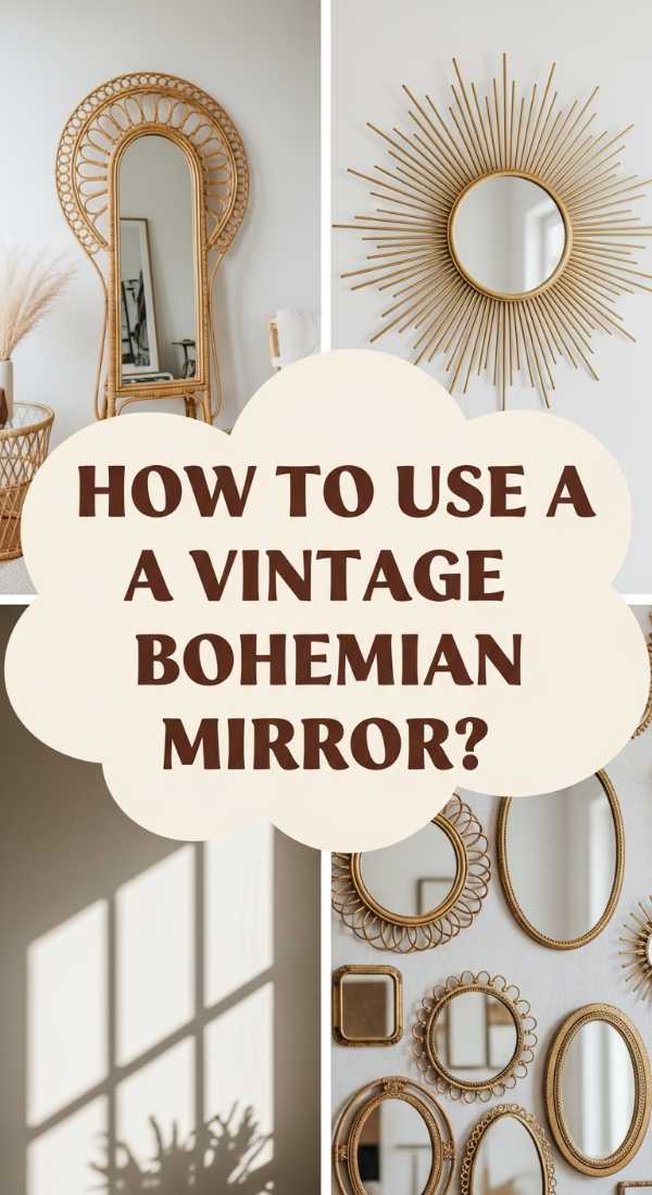 How To Use A Vintage Bohemian Mirror For A Brighter Space 6a0823da73cf7