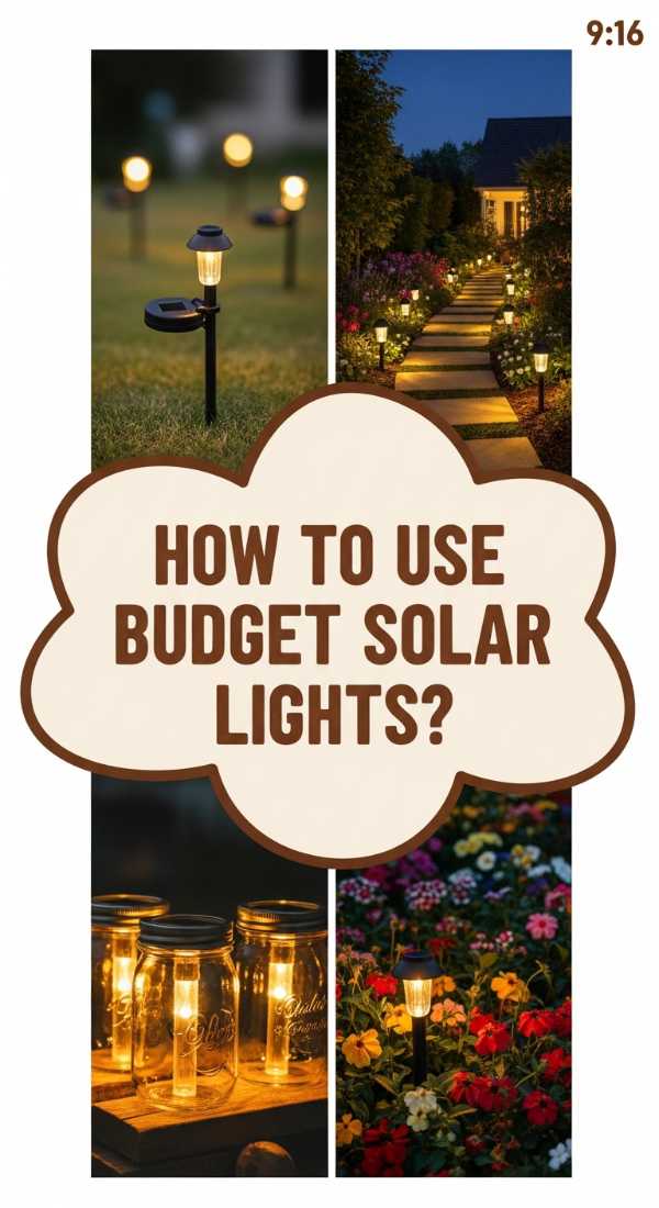 How To Use Budget Solar Lights For A Glowing Nighttime Path 69f874f76b940