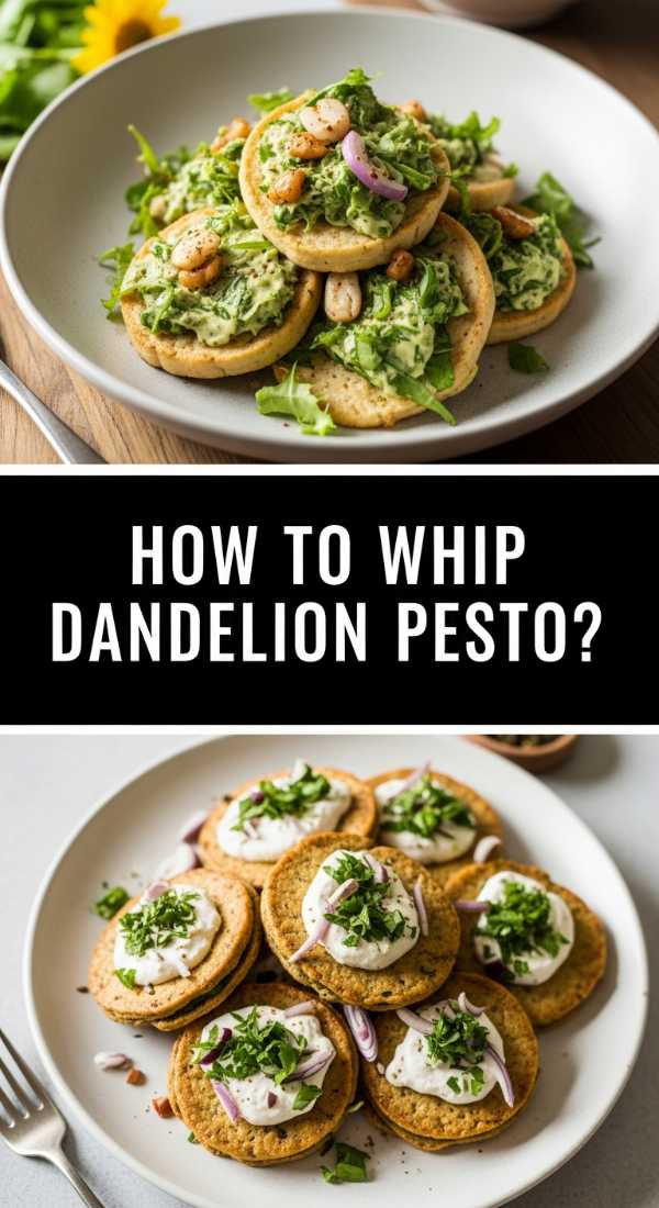 How To Whip Dandelion Pesto 69f44fa22ce27