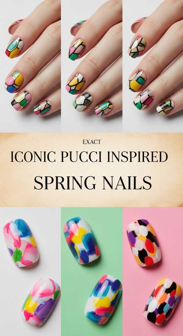 Iconic Pucci Inspired Spring Nails 6a08aece344e6