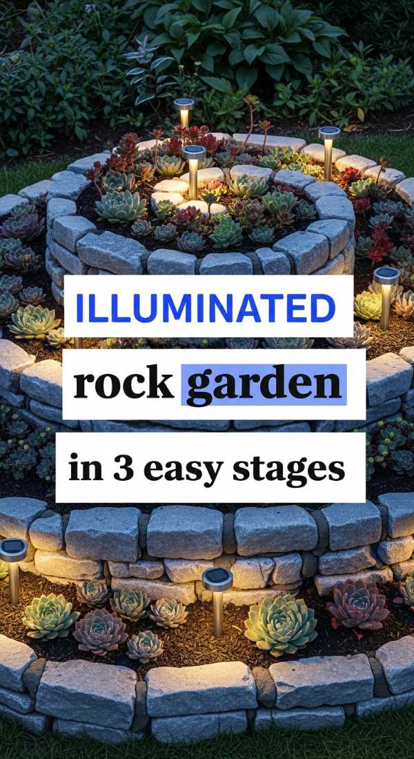 Illuminated Rock Garden In 3 Easy Stages 69fdc2947c31e