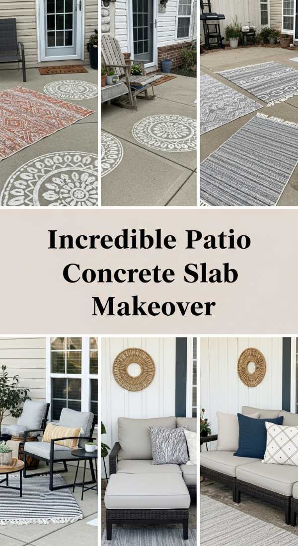 Incredible Patio Concrete Slab Makeover 69fb05240a1ef