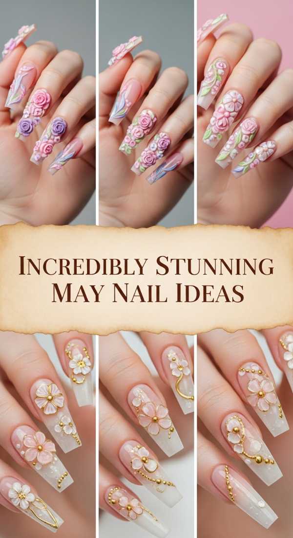 Incredibly Stunning May Nail Ideas 6a134f178ebd0
