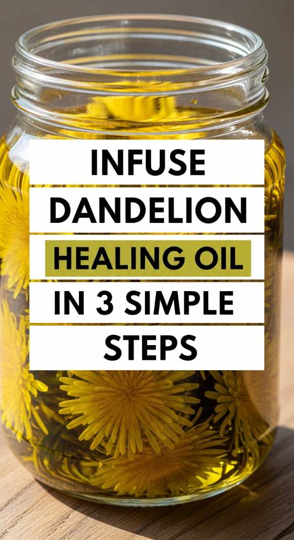 Infuse Dandelion Healing Oil In 3 Simple Steps 69f44267c42ab