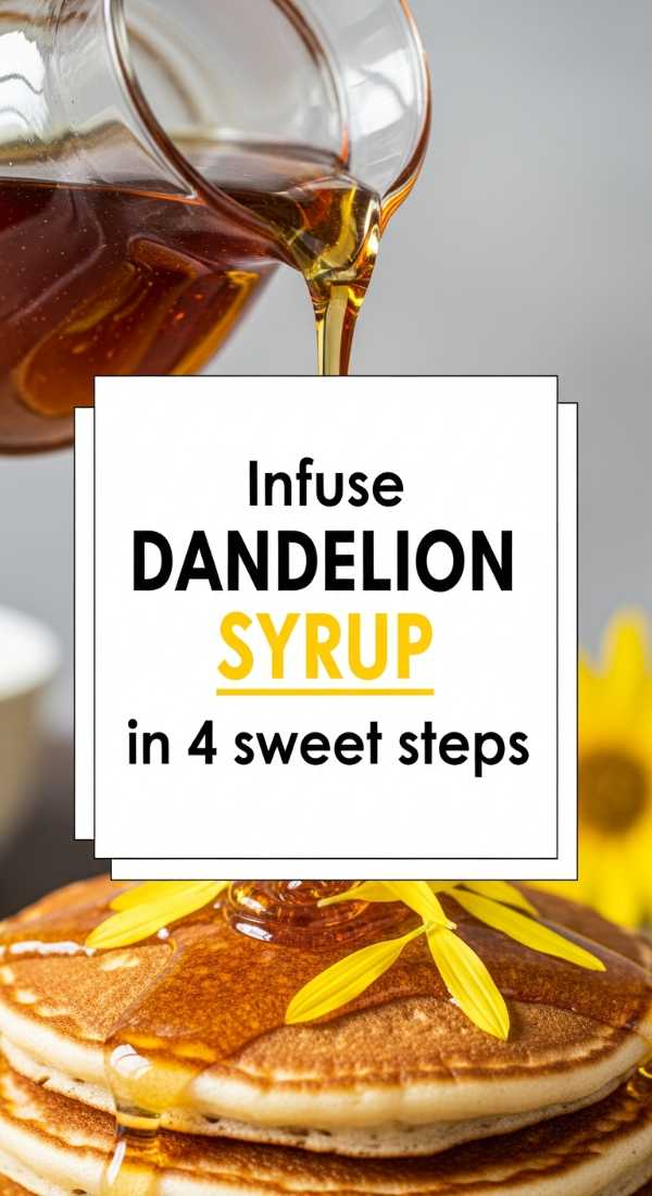 Infuse Dandelion Syrup In 4 Sweet Steps 69fd88b4dab65