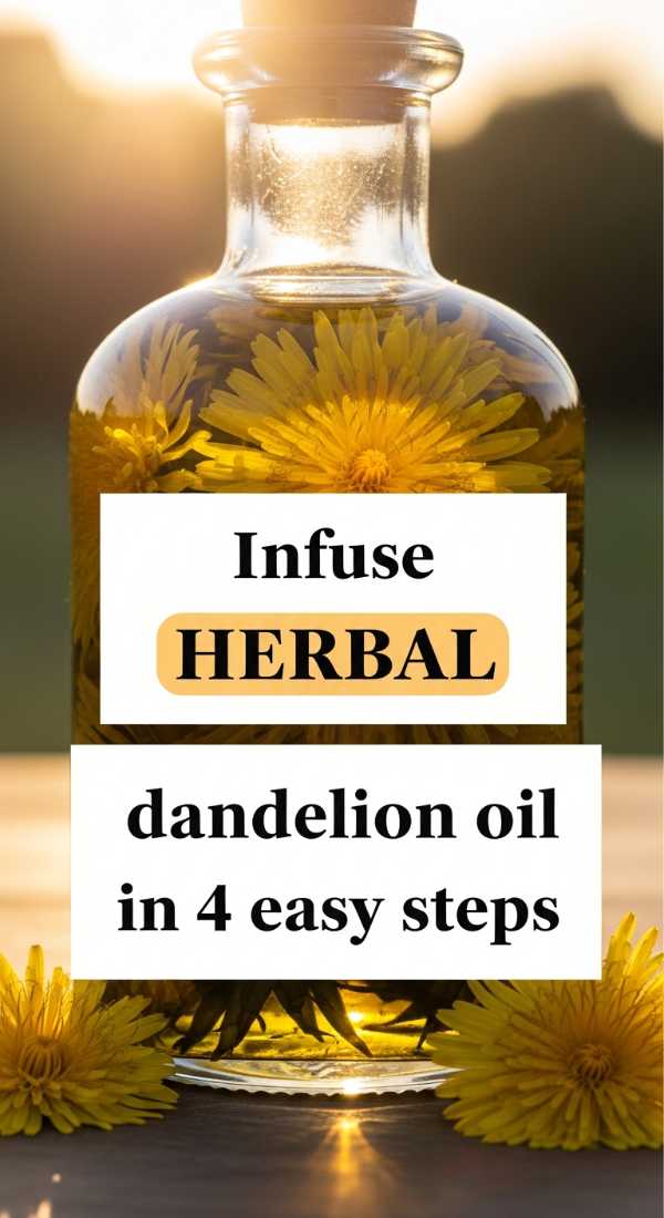 Infuse Herbal Dandelion Oil In 4 Easy Steps 69fd88b0c56a5
