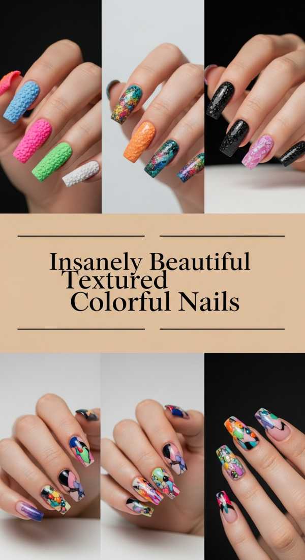 Unleash Your Inner Artist: The Vibrant Nail Masterclass You Need Insanely Beautiful Textured Colorful Nails 6a08affc7628d