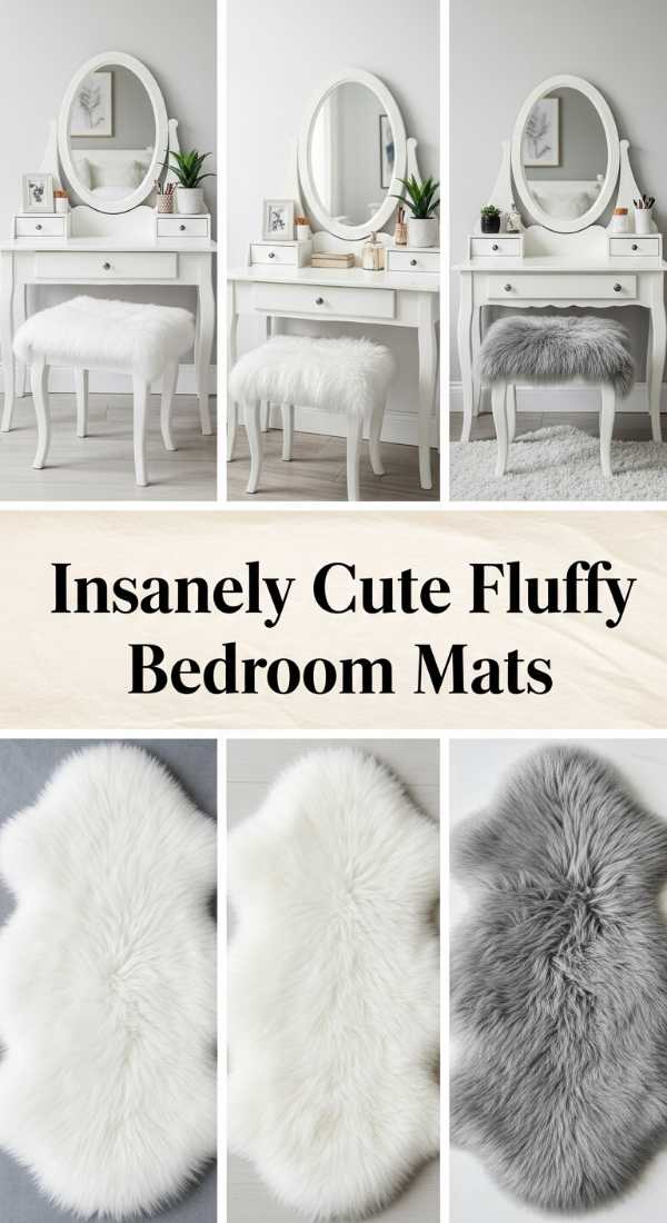 Insanely Cute Fluffy Bedroom Mats 69f48dfae93c4