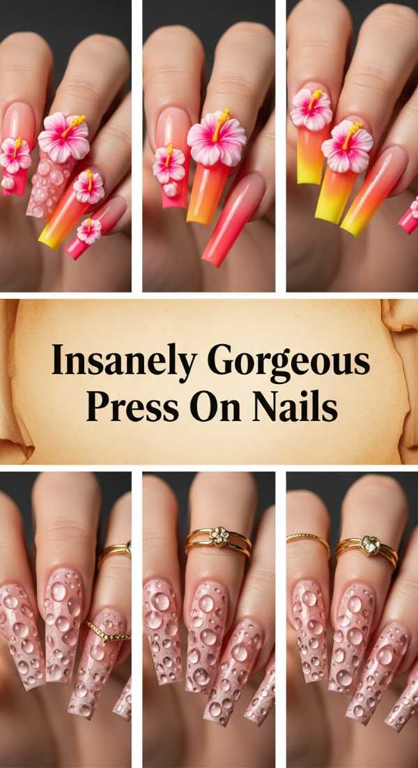 Insanely Gorgeous Press On Nails 6a134207edc3e