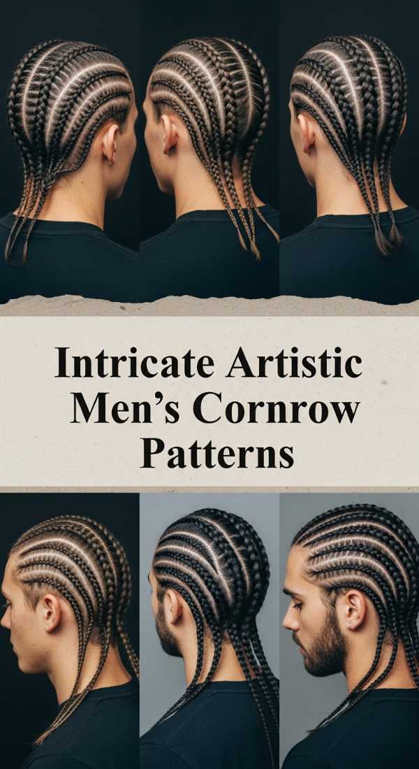 Intricate Artistic Mens Cornrow Patterns 69f8e25c7aae0