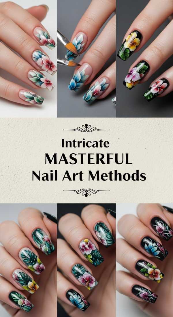 Island Elegance: Why Luxury Tropical Nails are This Summer's Hottest Trend Intricate Masterful Nail Art Methods 6a134c63ac007