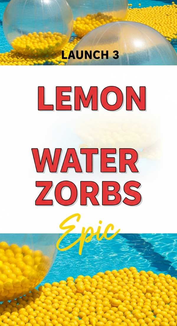Launch 3 Lemon Water Zorbs For Your Guests 69f478f7c15b8