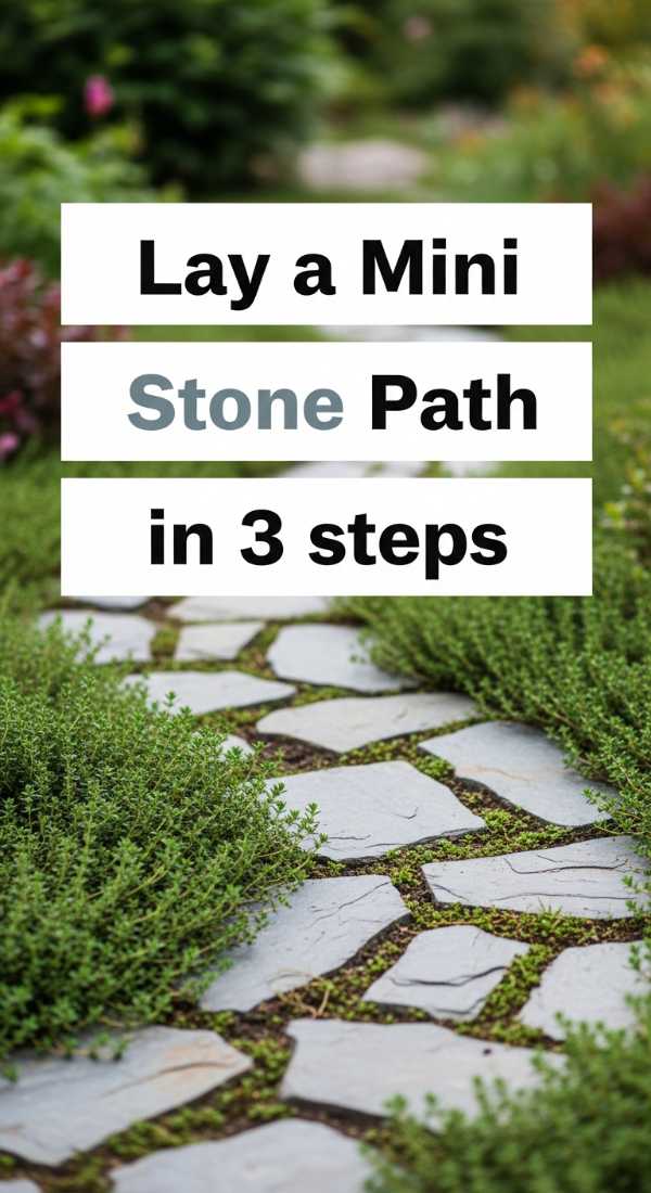 Lay A Mini Stone Path In 3 Steps 69fdc29711198