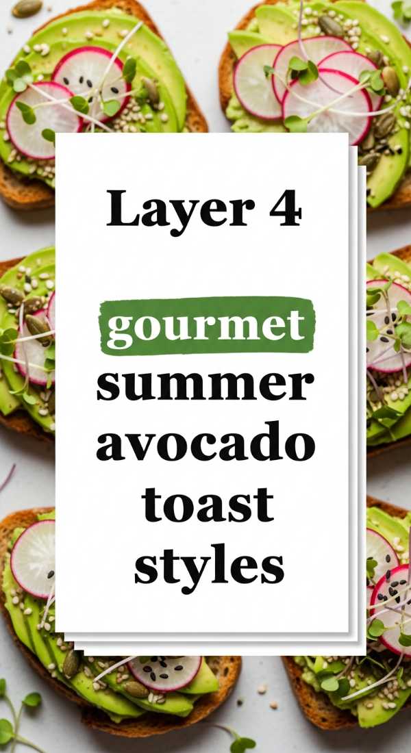 Sun-Kissed Superfoods: Light Meals for Hot Days Layer 4 Gourmet Summer Avocado Toast Styles 6a142b79d56f8