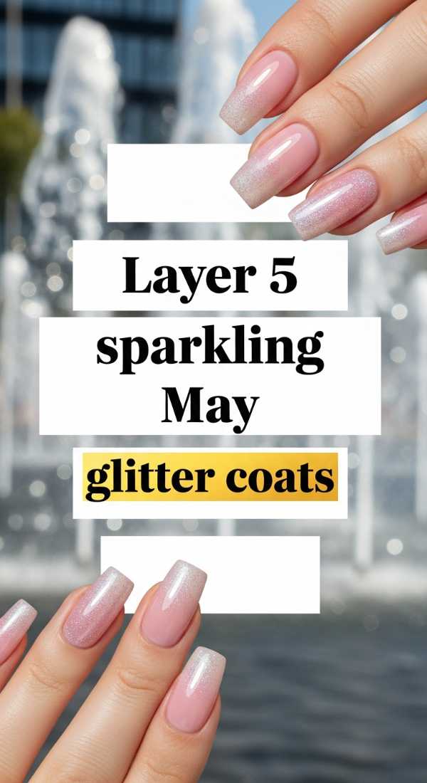 Layer 5 Sparkling May Glitter Coats 69fb9887ce90f