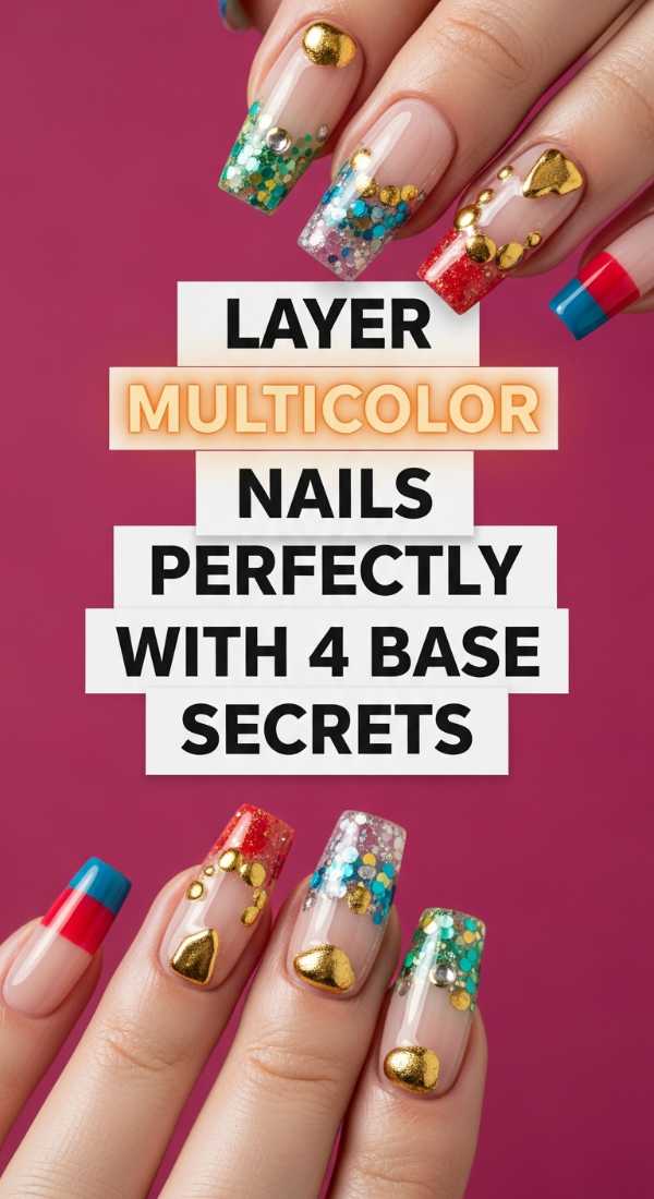 Layer Multicolor Nails Perfectly With 4 Base Secrets 6a0f114ba4361