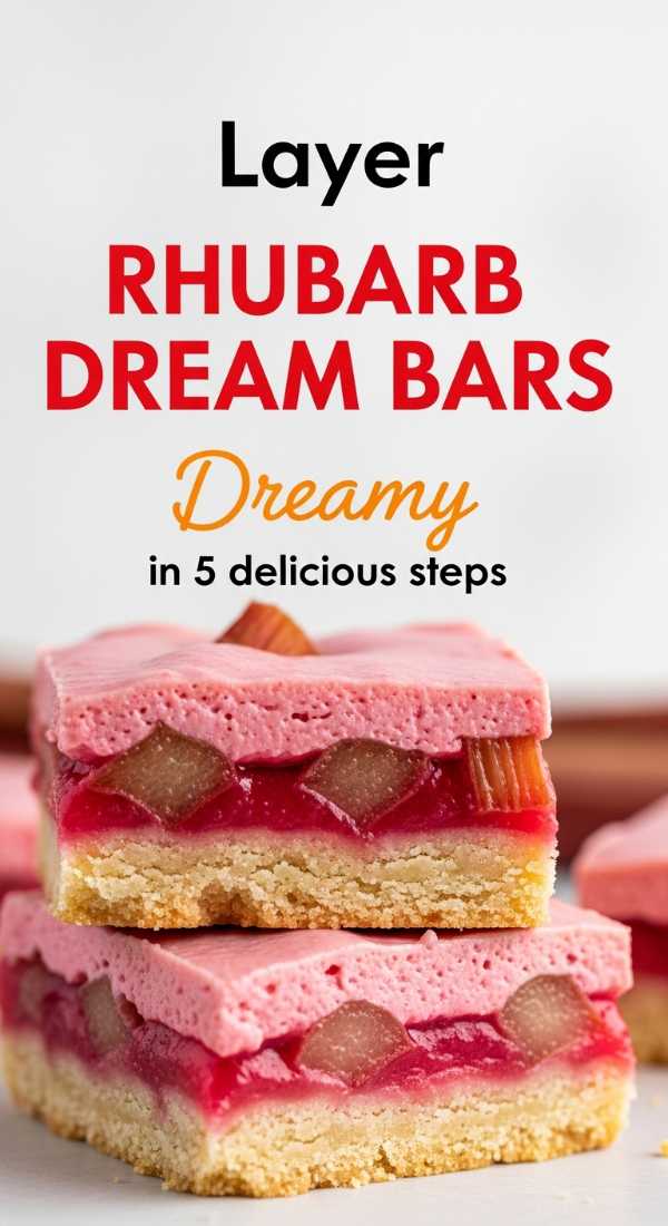 Layer Rhubarb Dream Bars In 5 Delicious Steps 69f8636409c52