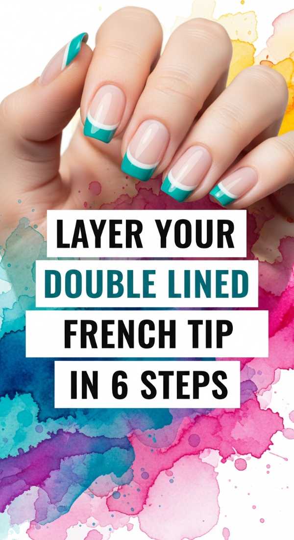Layer Your Double Lined French Tip In 6 Steps 6a1a997f4e871
