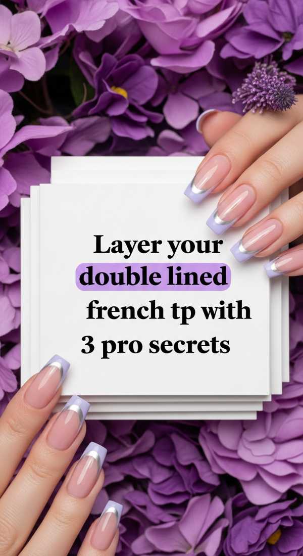 Beyond the White Stripe: 7 Edgy French Tip Variations for the Minimalist Muse Layer Your Double Lined French Tip With 3 Pro Secrets 6a1a984c333df
