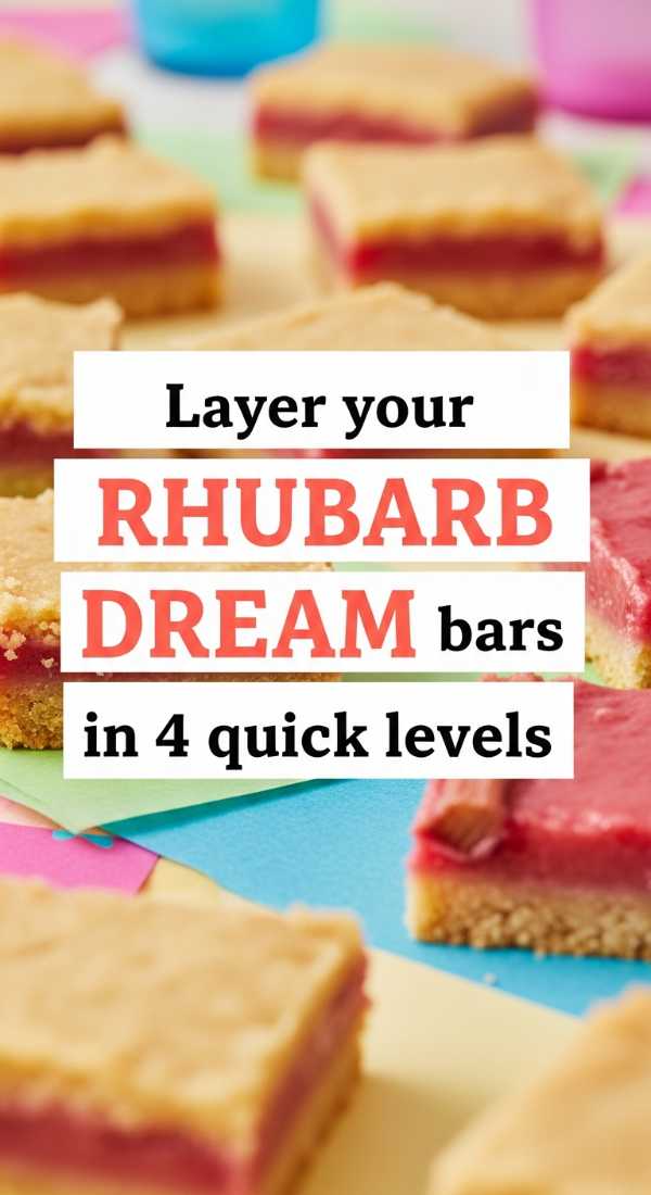 Layer Your Rhubarb Dream Bars In 4 Quick Levels 69f47c7c75754