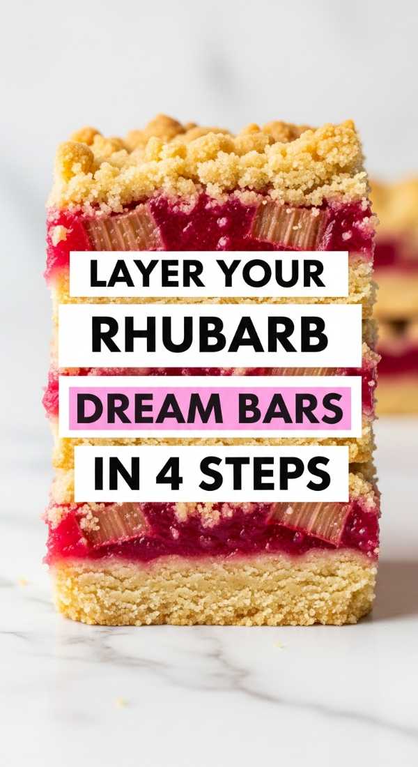 From Garden to Table: The Best Rhubarb Recipes for Harvest Season Layer Your Rhubarb Dream Bars In 4 Steps 69fd8a9b6148f