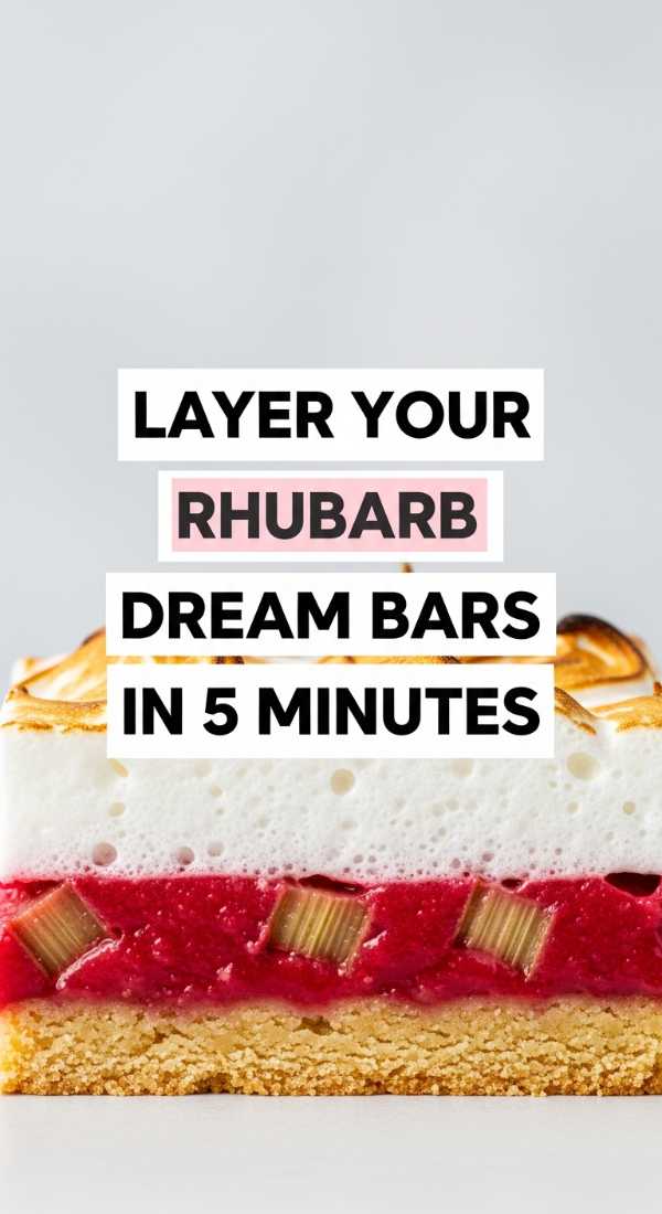 Layer Your Rhubarb Dream Bars In 5 Minutes 69f442662ef2d