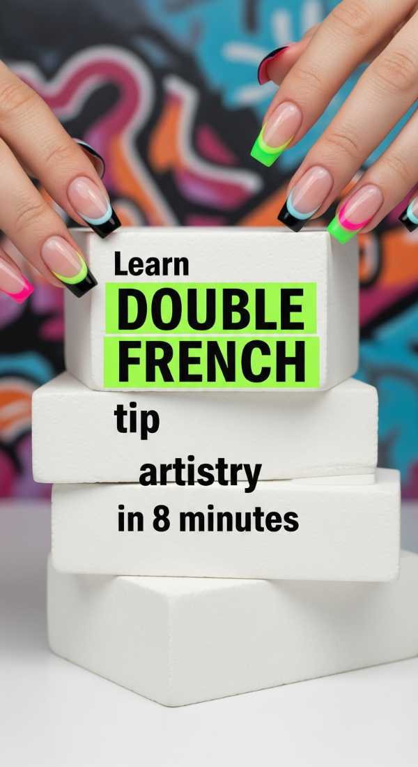 The Penny-Pincher’s Guide to Million-Dollar Manicures Learn Double French Tip Artistry In 8 Minutes 6a1a985edd4a2