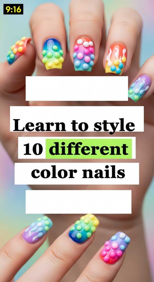 Learn To Style 10 Different Color Nails 6a0f0b9bcaa63