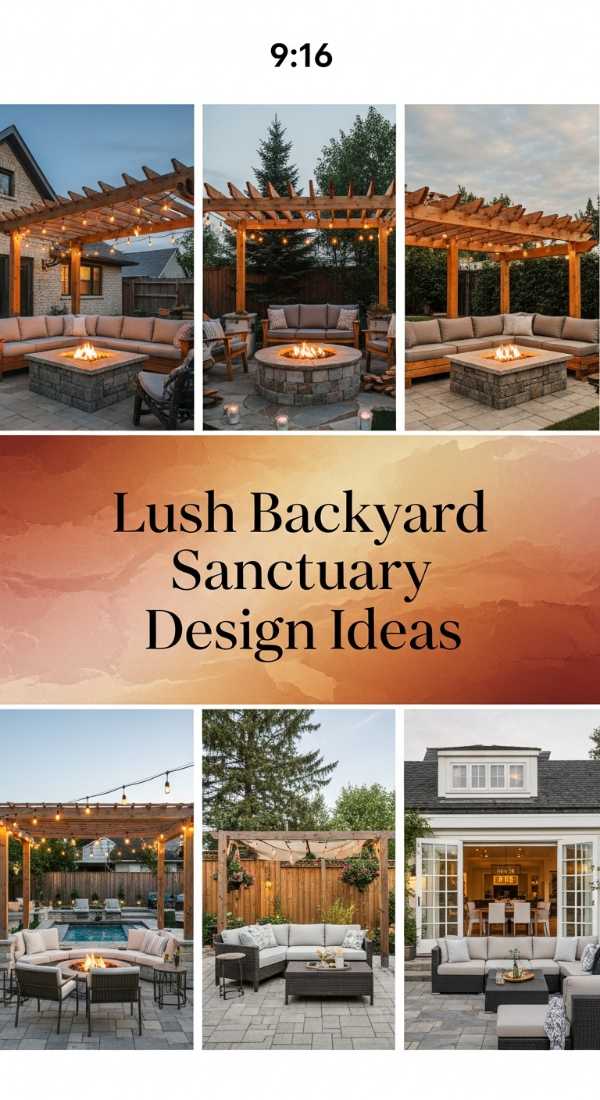 Lush Backyard Sanctuary Design Ideas 69ff473e5158a